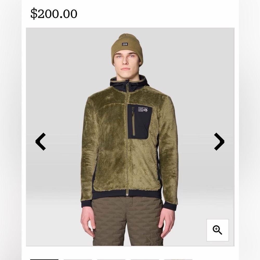 Mountain Hardwear brown Men's Fleece Jacket